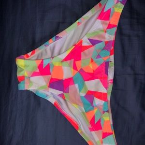 Colorful bikini bottoms